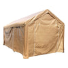 Image of Aleko Canopies & Gazebos 10x 20 Ft Beige Heavy Duty Outdoor Canopy Carport Tent by Aleko 781880281825 CP1020BE-AP 10x20Ft Beige Heavy Duty Outdoor Canopy Carport Tent Aleko CP1020BE-AP