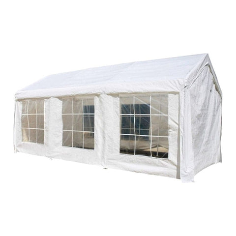 Aleko Canopies & Gazebos 10x 20 Ft Heavy Duty Outdoor Canopy Tent with Sidewalls and Windows by Aleko 649870029829 CPWT1020-AP 10x 20 Ft Heavy Duty Canopy Tent Sidewalls Windows Aleko # CPWT1020-AP