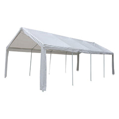 13 X 26 FT White Heavy Duty Outdoor Canopy Event Tent with Windows by Aleko
