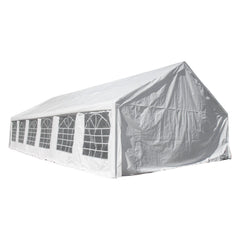 20 X 40 FT White Heavy Duty Outdoor Canopy Event Tent with Windows by Aleko