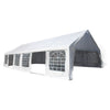 Image of Aleko Canopies & Gazebos 20 X 40 FT White Heavy Duty Outdoor Canopy Event Tent with Windows by Aleko 703980256633 PWT20X40-AP 20 X 40 FT Heavy Duty Outdoor Canopy Tent Windows Aleko #PWT20X40-AP