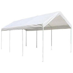 10 x 20 Feet White Weather Resistant Polyethylene Replacement Roof for Carport by Aleko