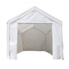 Image of Aleko Canopy Tents & Pergolas 10 X 20 FT White Heavy Duty Outdoor Canopy Carport Tent by Aleko 649870029812 CP1020WH-AP 10X20 F White Heavy Duty Outdoor Canopy Carport Tent Aleko CP1020WH-AP