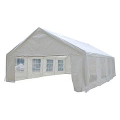 Aleko Canopy Tents & Pergolas 20 X 30 Feet Heavy Duty Outdoor White Canopy Tent with Windows by Aleko 649870029805 PWT2030-AP 20 X 30 Feet Heavy Duty Outdoor Canopy Tent Windows Aleko # PWT2030-AP