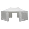 Image of Aleko Canopy Tents & Pergolas 22 X 14 FT White Heavy Duty Octagonal Outdoor Canopy Event Tent with Windows by Aleko 0703980256657 PWT22X16-AP 22 X 14 FT White Heavy Duty Octagonal Outdoor Canopy Event Tent with Windows by Aleko SKU# PWT22X16-AP