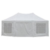 Image of Aleko Canopy Tents & Pergolas 22 X 14 FT White Heavy Duty Octagonal Outdoor Canopy Event Tent with Windows by Aleko 0703980256657 PWT22X16-AP 22 X 14 FT White Heavy Duty Octagonal Outdoor Canopy Event Tent with Windows by Aleko SKU# PWT22X16-AP