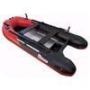 Image of Aleko Fishing 12.5 ft Red and Black PRO Fishing Inflatable Boat with Aluminum Floor Front Board Holders by Aleko BTF380RBK-AP 12.5 ft Red and Black PRO Fishing Inflatable Boat with Aluminum Floor Front Board Holders