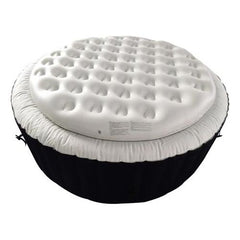 White Inflatable Round Insulator Top for 4-Person Inflatable Hot Tub by Aleko