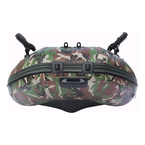 Aleko inflatable boat PRO Fishing Inflatable Boat with Aluminum Floor - Front Board Holders - 10.5 ft - Camouflage Style by Aleko 648236978849 BTF320CM-AP PRO Fishing Inflatable Boat with Aluminum Floor Front Board 10.5 ft 