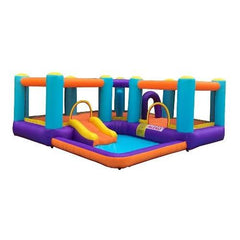 Aleko Residential Bouncers Inflatable Playtime Bounce House with Pool and Slide by Aleko 703980256145 BHPLAY-AP Inflatable Playtime Bounce House with Pool and Slide by Aleko SKU# BHPLAY-AP
