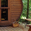 Image of Aleko Sauna Accessories 4L Pine Wood Sauna Bucket with Plastic Liner and Water Scoop by Aleko 781880262749 KDS01-AP
