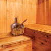 Image of Aleko Sauna Accessories 4L Pine Wood Sauna Bucket with Plastic Liner and Water Scoop by Aleko 781880262749 KDS01-AP