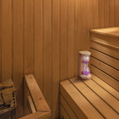 Pine Wood Sauna Hourglass Sand Timer by Aleko