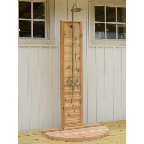 Aleko Sauna Accessories Tower Rinse Outdoor Shower by Aleko SHCEDFL-AP