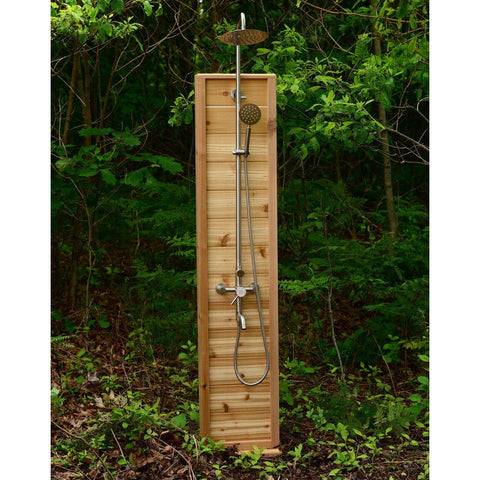 Aleko Sauna Accessories Tower Rinse Outdoor Shower by Aleko 703980261781 SHCEDFL-AP
