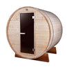 Image of Aleko Saunas 4 Person Outdoor and Indoor White Pine Barrel Sauna 4.5 kW ETL Certified Heater by Aleko 781880261094 SB4PINE-AP 4 Person Outdoor/Indoor Pine Barrel Sauna 4.5 kW ETL Certified Heater