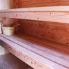 Image of Aleko Saunas 8-10 Person Capacity Hemlock Mobile Outdoor Sauna with Trailer by Aleko 703980261361 HEMSAUNATR-AP 8-10 Person Capacity Hemlock Mobile Outdoor Sauna w/ Trailer by Aleko