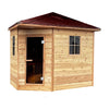 Image of Aleko Saunas 8 Person Canadian Cedar Wet Dry Outdoor Sauna with Asphalt Roof 9 kW ETL Certified Heater by Aleko 703980258729 SKD8RCED-AP 8 Person Heater Canadian Cedar Wet Dry Sauna Asphalt Roof 9 kW ETL