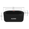 Image of Aleko Spas 2 Person 145 Gallon Black Oval Inflatable Hot Tub Spa With Drink Tray and Cover by Aleko 655222807175 HTIO2BKBK-AP 2 Person 145 Gallon Oval Inflatable Hot Tub Spa w/ Drink Tray & Cover