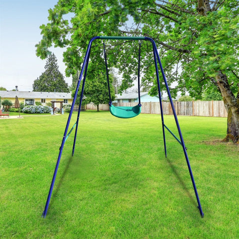 Aleko Swing Sets & Playsets 2-in-1 Convertible Portable Toddler and Children's Swing Chair by Aleko 703980257173 BSW10-AP 2-in-1 Convertible Portable Toddler Children Swing Chair Aleko BSW10AP
