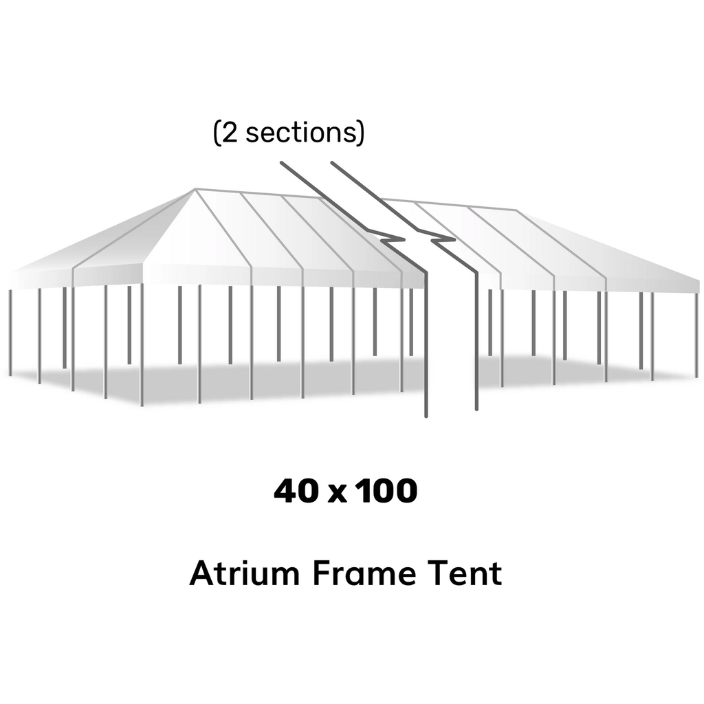 40x40 Atrium Frame Tent by American Tent
