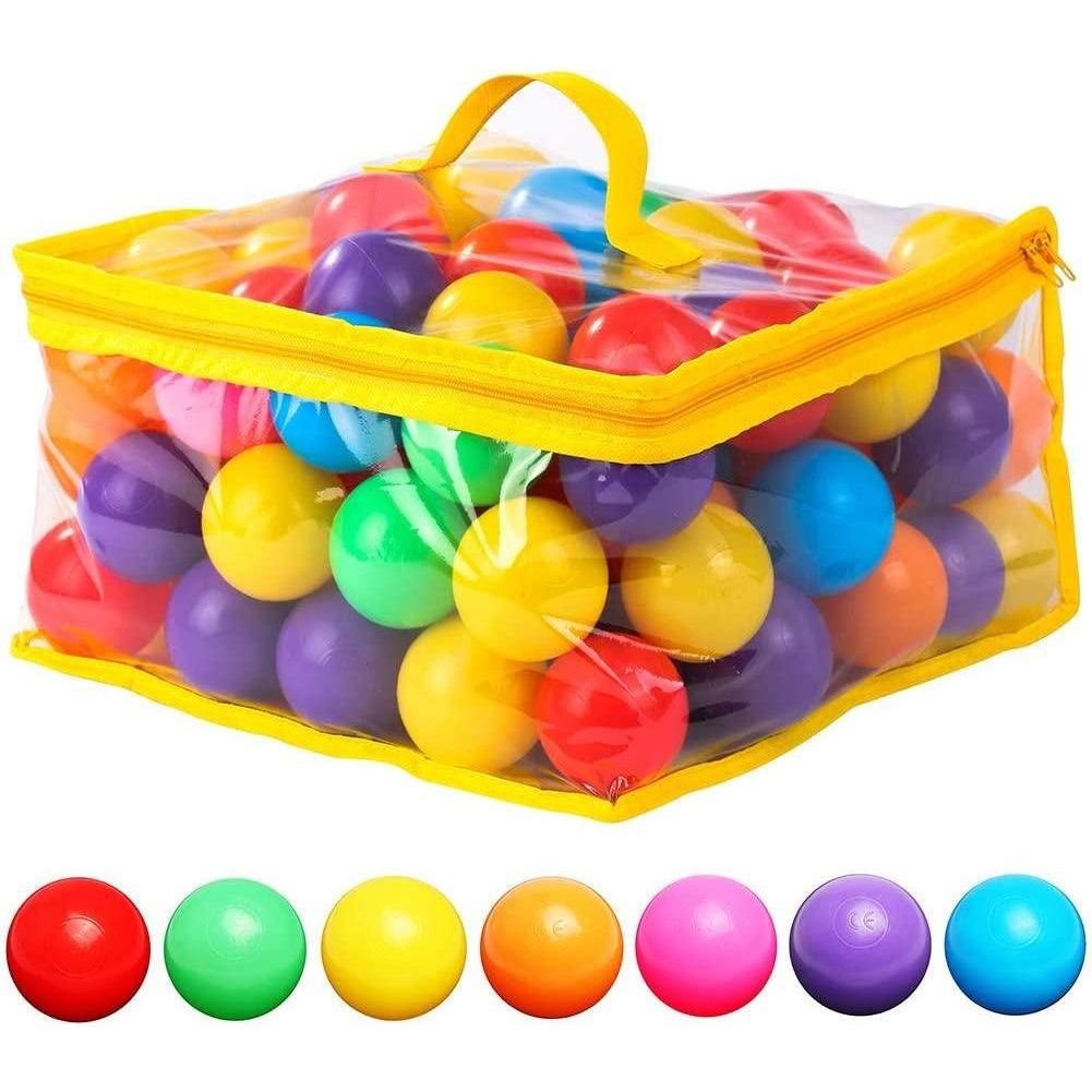 Click N' Play Plastic Balls for Ball Pit, Phthalate & BPA Free, Crush Proof  Play Balls for Ball Pit, Pit Balls in Assorted Colors in Reusable and