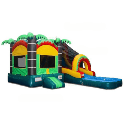 14'H Tropical Combo Jumpers with Pool by Bouncer Depot SKU # 3020P