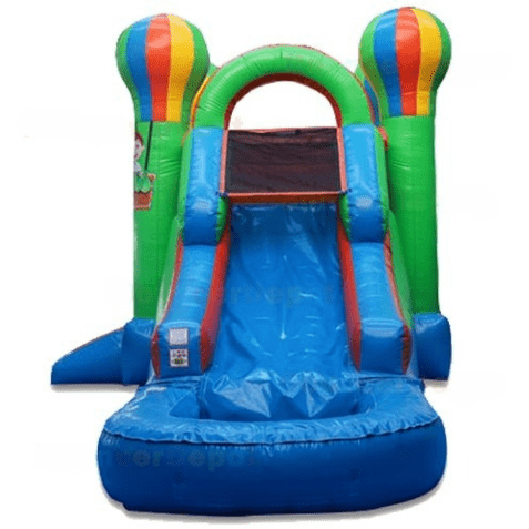 Bouncer Depot Commercial Bouncers 15 Feet Compact Combo Balloon With Water Slide by Bouncer Depot MC005P 15 Feet Module Castle Combo Bounce House by Bouncer Depot by Bouncer Depot SKU# MC005P
