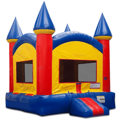 16'H Primary Colors Bounce House by Bouncer Depot