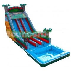 21'H Toxic Tropical Slide by Bouncer Depot