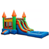 Image of Bouncer Depot Commercial Bouncers 30'L Double Lane Slide Castle Combo with Pool by Bouncer Depot 3078P 30'L Double Lane Slide Castle Combo with Pool by Bouncer Depot 3078P