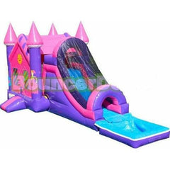 15'H Combo Princess Castle With Pool l by Bouncer Depot  SKU #3026P