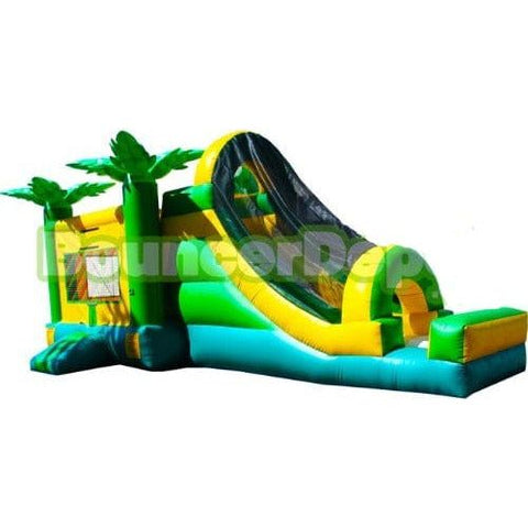 Bouncer Depot Inflatable Bouncers 12'H  Tropical Arena Combo Commercial Moonwalk by Bouncer Depot 12'H  Tropical Arena Combo Commercial Moonwalk by Bouncer Depot 3007D
