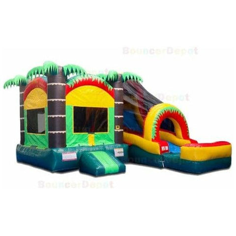 Bouncer Depot Inflatable Bouncers 14'H Tropical Combo Jumpers For Sale by Bouncer Depot 14'H Tropical Combo Jumpers For Sale by Bouncer Depot SKU# 3020D