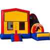 Image of Bouncer Depot Inflatable Bouncers 15'H Compact Modular Jumper And Slide Combo by Bouncer Depot 781880214847 3024D-Bouncer Depot 15'H Black Wedding Combo by Bouncer Depot SKU# 3155D