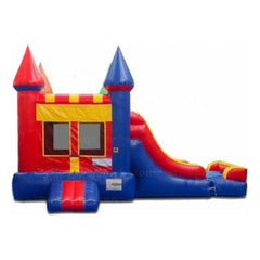 15'H Compact Rainbow Castle Jumper by Bouncer Depot
