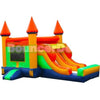 Image of 15'H Double Lane Compact Castle Inflatable Combo Jumper by Bouncer Depot
