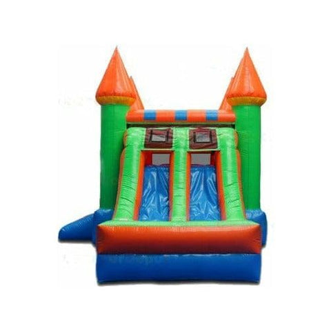 Bouncer Depot Inflatable Bouncers 15'H Double Lane Slide Castle Combo by Bouncer Depot 15'H Double Lane Slide Castle Combo by Bouncer Depot SKU# 3078D