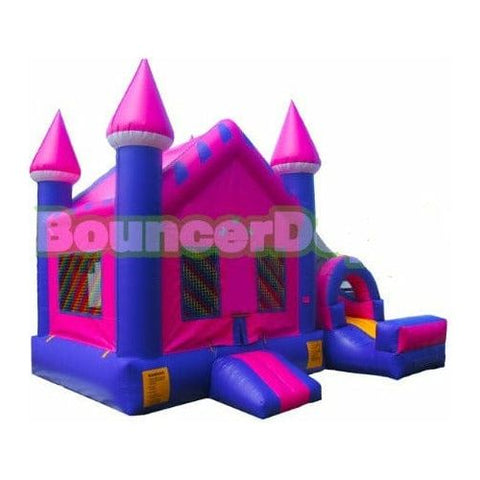 Bouncer Depot Inflatable Bouncers 15'H Princess Castle Combo Moon Walk Bounce House by Bouncer Depot
