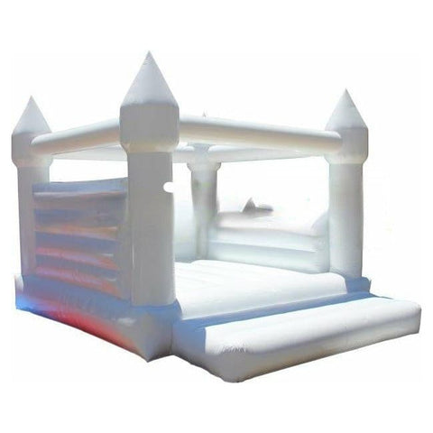 Bouncer Depot Inflatable Bouncers 15'H White Wedding Bounce House by Bouncer Depot 781880278382 1092 15'H White Wedding Bounce House by Bouncer Depot SKU #1092