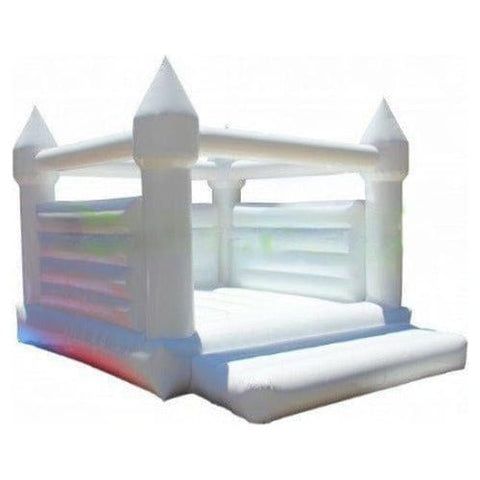 Bouncer Depot Inflatable Bouncers 15'H White Wedding Bounce House by Bouncer Depot 781880280170 1092-M 15'H White Wedding Bounce House by Bouncer Depot SKU# 1092-M