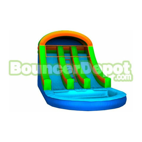 Bouncer Depot Inflatable Bouncers 16'H Double Lane Commercial Slide by Bouncer Depot 781880220350 2108 16'H Double Lane Commercial Slide by Bouncer Depot SKU# 2108