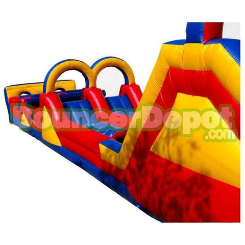 Bouncer Depot Inflatable Bouncers 18'H Double Lane Rainbow Bounce Obstacle Course by Bouncer Depot 781880220985 4022D 18'H Double Lane Rainbow Obstacle Course Bouncer Depot SKU# 4022D
