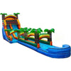 Image of Bouncer Depot Inflatable Bouncers 20 Feet Tropical Slide And Slip N Splash by Bouncer Depot 2134-Bouncer Depot 14'H Module Double Lane Slide Combo Wet/Dry by Bouncer Depot SKU#3070P