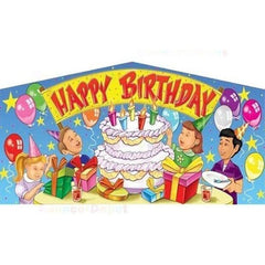 Bouncer Depot Inflatable Bouncers Happy Birthday Art Panel by Bouncer Depot 781880210191 AC-0933-S Happy Birthday Art Panel by Bouncer Depot SKU#AC-0933-S