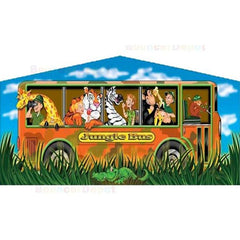 Bouncer Depot Inflatable Bouncers Jungle Bus Art Panel by Bouncer Depot 781880210269 AC-0940-S-Bouncer depot Jungle Bus Art Panel by Bouncer Depot SKU#AC-0940-S