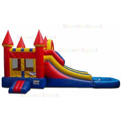 15'H Combo Castle Jumper With Pool And Slide by Bouncer Depot