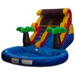 10'H Commercial Grade Compact Water Slide by Bouncer Depot
