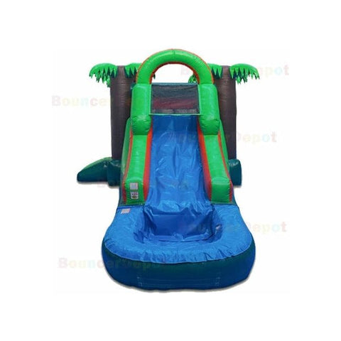 Bouncer Depot Water Parks & Slides 12'H Compact Tropical Combo With Pool by Bouncer Depot 781880221319 MC008P 12'H Compact Tropical Combo With Pool by Bouncer Depot SKU # MC008P