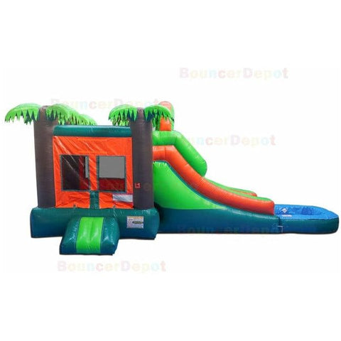 Bouncer Depot Water Parks & Slides 12'H Compact Tropical Combo With Pool by Bouncer Depot 781880221319 MC008P 12'H Compact Tropical Combo With Pool by Bouncer Depot SKU # MC008P